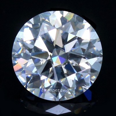 Certified DE Color VVS1 Brilliant Cut 6.00 MM Round White Lab Grown Diamond