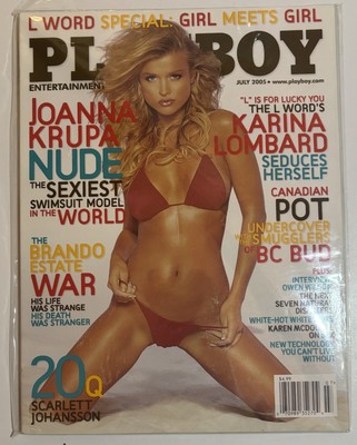 Playboy Magazine July 2005 Vintage Adult Collectors Issue w/ Centerfold