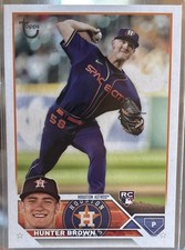 Topps 2023 Series 1 Hunter Brown #111 Vintage Stock Rookie /99 Houston Astros