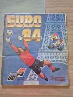Panini Fußball EM Euro 1984 F komplettes Album alle Sticker eingeklebt RAR!