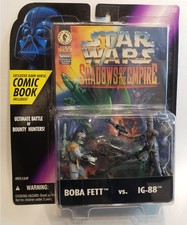 Hasbro Kenner Star Wars Shadows of the Empire Boba Fett vs IG-88 with Comic