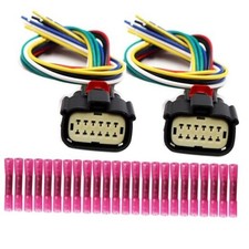 LIZAPUS 2Pcs Headlights Connector Compatible with Dodge Charger 2015-2023