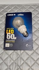 Cree Soft White Led 60w Dimmable Bulb 2700k800 Lumens- Nib
