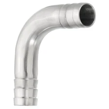 5/8in Hose Barb Fitting 90 Degree Elbow Hose Barb Pipe 304 Stainless Steel