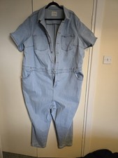 Denim Jumpsuit Plus Size 32 Good Quality J .D. WilliamsExcellent Condition