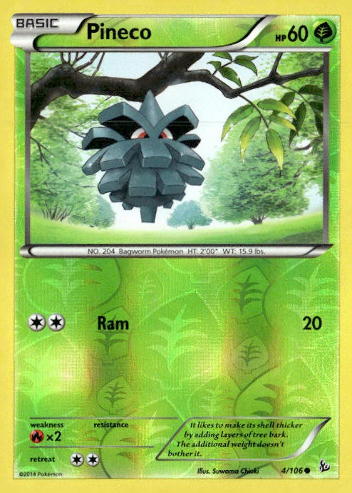 XY - Flashfire #4/106 Pineco