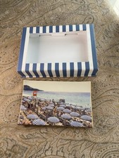 Gray Marlin Porcelain Dresser Tray French Riviera Beach Scene