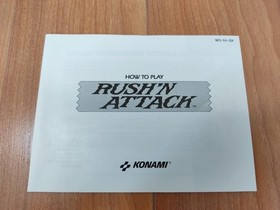 MINTY BOX CIB Rush'n 'N Attack complete in nintendo nes collectr lot SUPER CLEAN