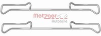 Metzger ZubehöRsatz, Scheibenbremsbelag Vorderachse U.A. FüR Audi, CitroËN