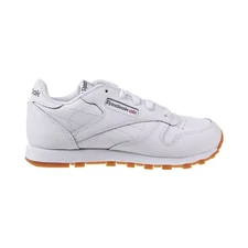 Reebok Classic Leather Little Kid's Shoes White-Gum v69622