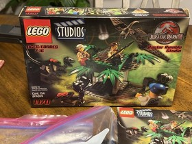 LEGO 1370 Studios Jurassic Park III: Raptor Rumble 100% Complete w/ Manual & Box