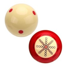 2pcs Billiard Training Cue Ball, Pool Training Balls Billiards Practice