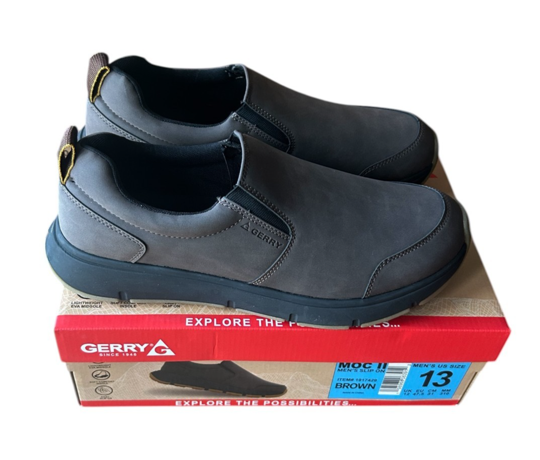Gerry Men's Moc II Shoe Brown Size 13