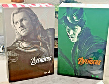 Odinsons Hot Toys Masterpieces Thor MMS175 Marvel The Avengers & Loki MMS176 1/6