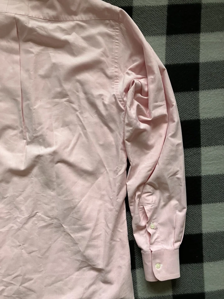 Gitman Bros Shirt Mens 15.5-35 Button Up Cambridge Oxford Made In USA Quality - Image 2 of 4