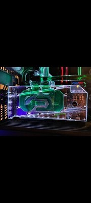 Bykski GPU Water Block A-PC7900XTX-X-BE for Radeon 7900 XTX, Clear Black