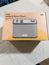 Relish Radio Music Player DAB DAB FM MP3 Easy Use Seniors Dementia Boxed