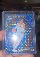 2024-25 Panini Mosaic - City Edition Victor Wembanyama #288 Reactive Blue Mosaic