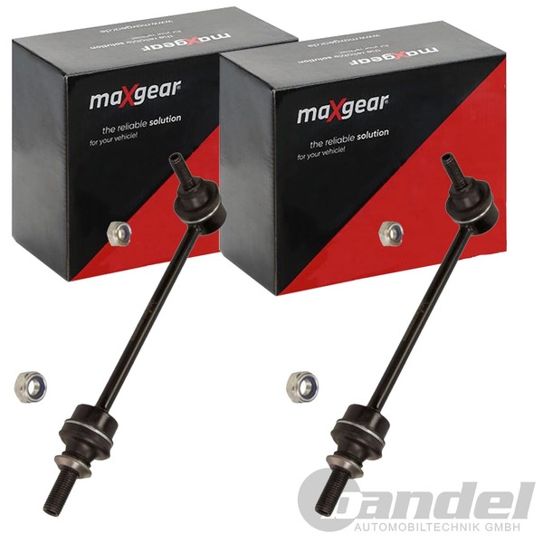 2X Maxgear Koppelstangen Hinten Beidseitig Passend FÜR Bmw 7 Links+Rechts-image