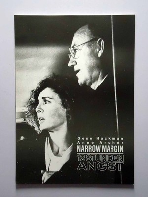 Narrow Margin - 12 Stunden Angst - Gene Hackman - Anne Archer - Presseheft