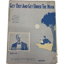 Get Out And Get Under The Moon Featured by Ace Brigode 1928 Vintage Sheet Music
