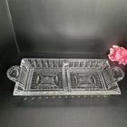 WATERFORD - VTG Crystal 2-Part Rectangular Serving Tray - O'Connell Grafton St.