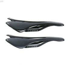 2x Sella Bici Carbonio MTB Bici da Corsa Sedile Ovale Ultraleggero 3K Carbon