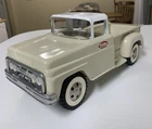 Vintage 1960s Tonka Pressed Steel Step side Pickup Truck Refinished.