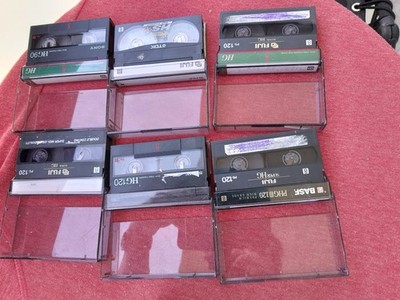 12 HI 8 CAMCORDER CASSETTEN  VON fuji -SONY - GEBRAUCHT