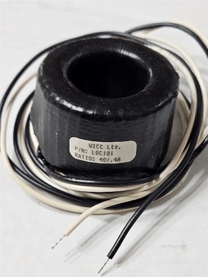 WICC Ltd, LGC101 Current Transformer 40:0.4 AMP Ratio, 1.25 Inch Center Opening