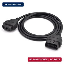 iKKEGOL 5ft 150cm 1.5M OBD-II OBD2 16 Pin Auto Car Male to Female Extension Cabl