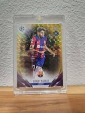 2024 Topps Chrome UEFA Lamine Yamal RC Gold Geometric Refractor 15/50 