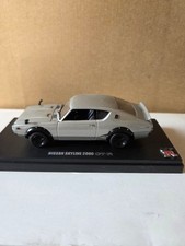 Kyosho Nissan Skyline 2000 GT-R 1/43 Silver Diecast Minicar Model Used