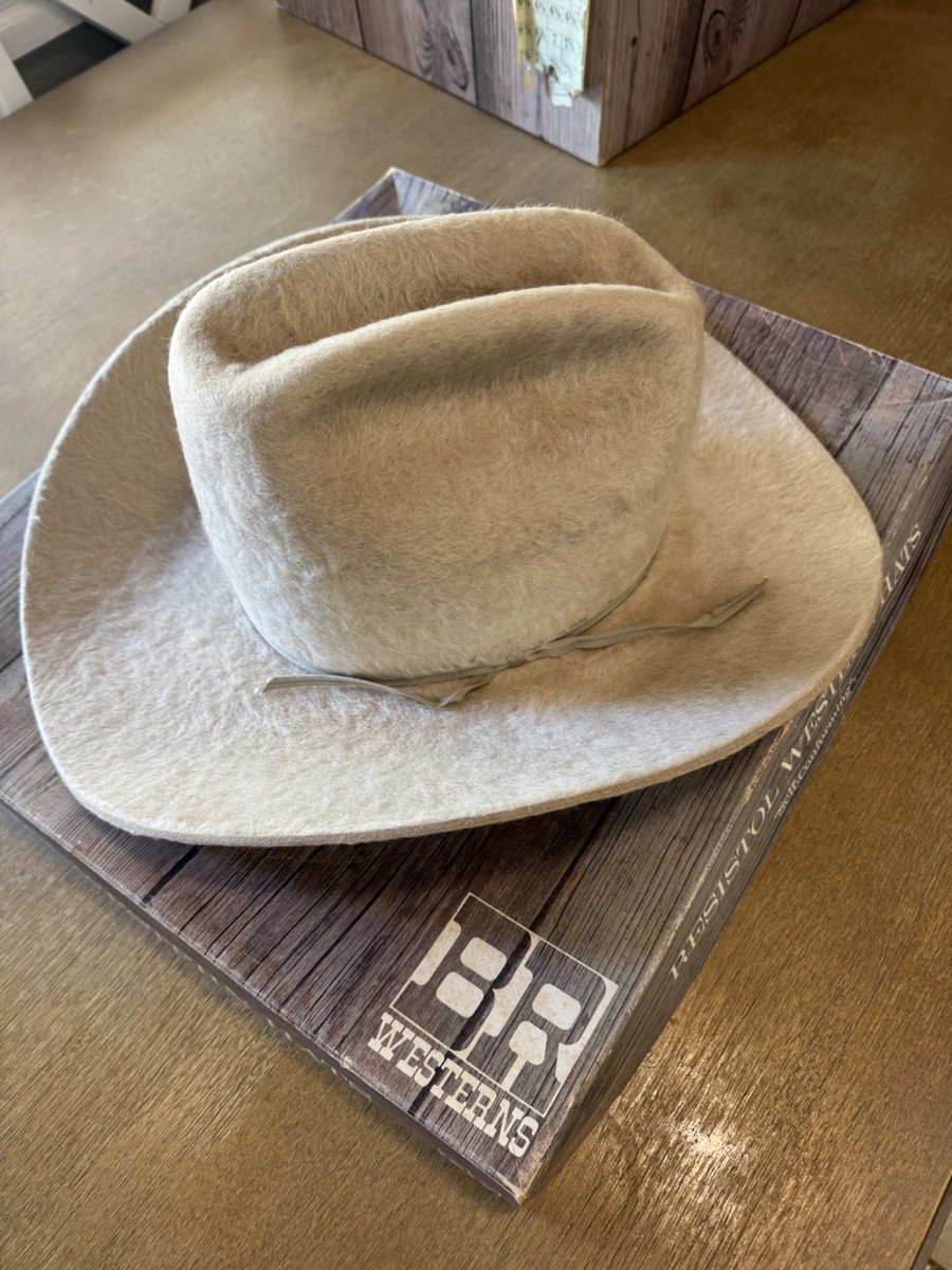 Vintage 1970s BR Westerns “30” Beaver Felt Cowboy Hat – Panda