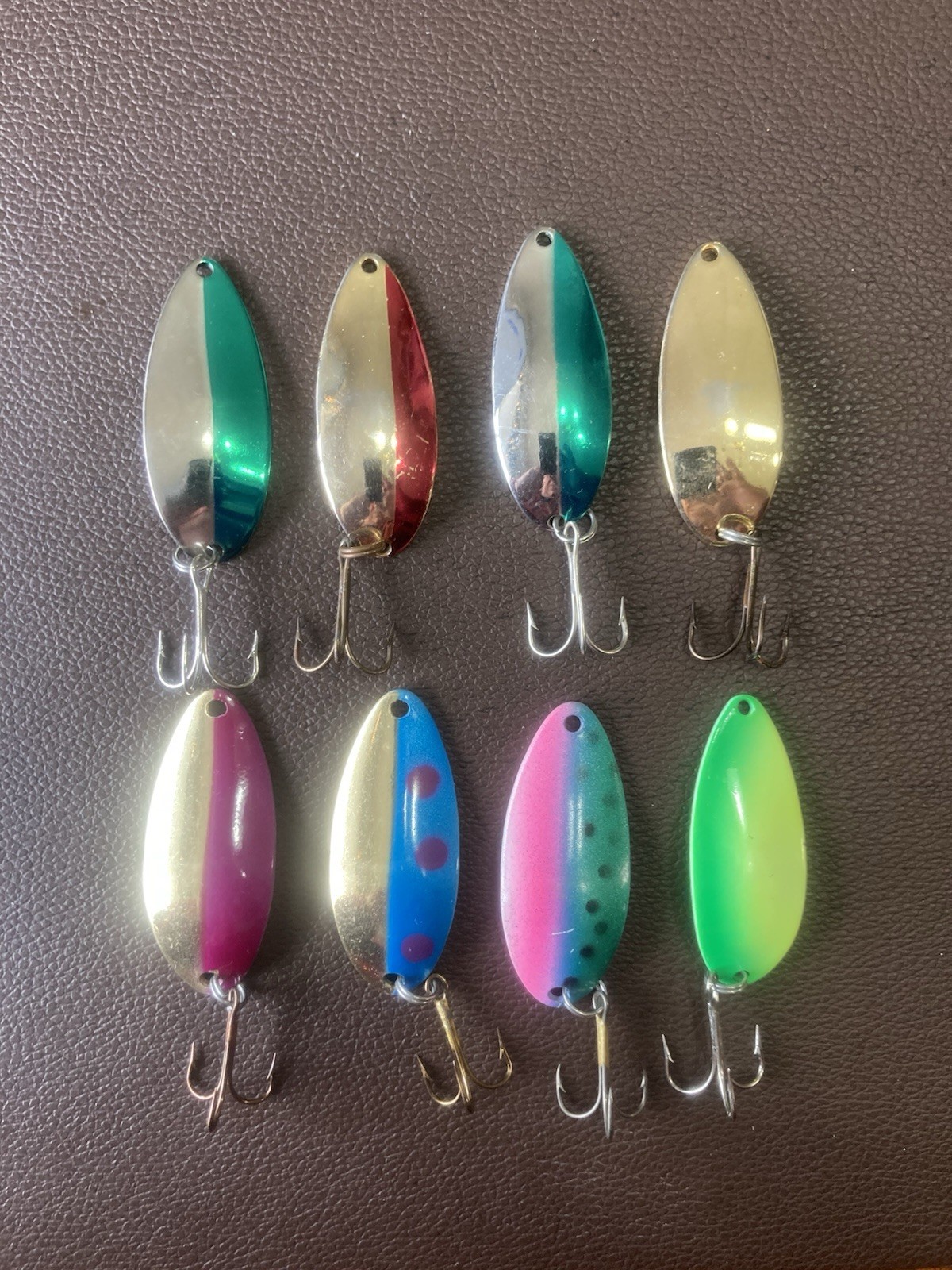 Little Cleo Casting Spoons Lot of 8 Fishing Lures 2/5 oz. Pre-Owned  #96 - Image 2