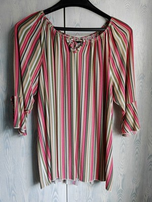 Damen Bluse Mehrfarbig von LAURA Torelli Gr. L