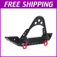 Metal Front Bumper for 1:10 RC Crawler TRX-4 Axial II Black