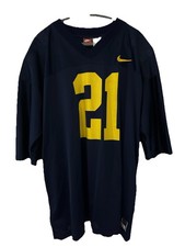 Vintage 90s Nike Michigan Wolverines Football Jersey 21 Sz. Large L NCAA