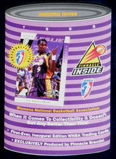Pinnacle Inside promo / sell Sheet W/ CL, 1997-98 WNBA - Lisa Leslie, Umeki Webb