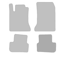 Fußmatten passend für Mercedes B-Klasse Typ W242, W246 (Baujahr 2011 - 2018), Du