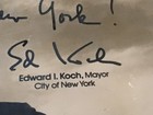 ED KOCH ~ Signed/ Autographed 8x10 Photo ~ NYC Mayor ~ — photo 2