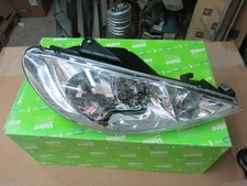 Peugeot 206 Headlight Right Side - Bloc Optique Droit - 6205s9 Or 087276