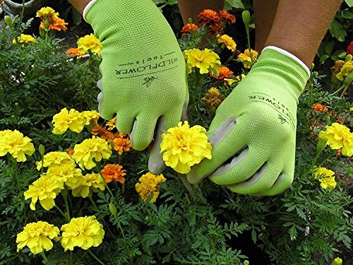 Guantes de jardinería para mujer y hombre - nitrilo mediano (paquete de 2) multicolor - Imagen 7 de 8