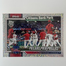2026 Topps Series 1 Celebration #295 Confetti Parallel Philadelphia Phillies