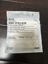 Ansell Encore Perry Style 42 PF Surgical Glove Latex Sterile Size: 7 Lot 10