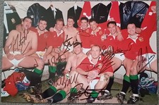 martin johnson jason leonard winterbottom gibbs british lions signed 12x8 photo