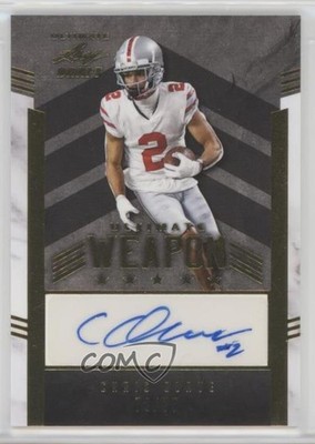 2022 Leaf Ultimate Draft Weapon Gold 72/75 Chris Olave Rookie Auto RC 00jz