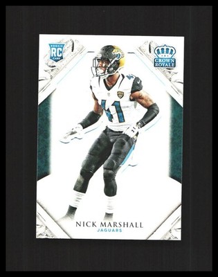 2015 Nick Marshall Rookie Card - Panini Crown Royale #121 - S1B3R3L54C25