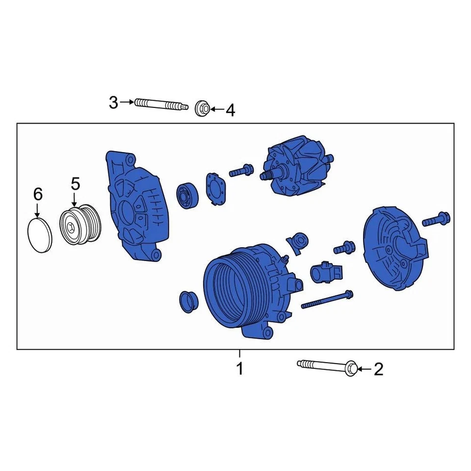 For Toyota Corolla 2020-2023 Toyota 27060F2010 Alternator Foto 2 de 4