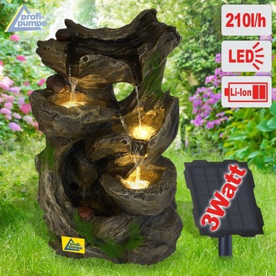SOLARBRUNNEN SOLAR GARTENBRUNNEN ZIERBRUNNEN SOLAR PUMPE WASSERSPIEL TEICHPUMPE